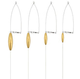 Cuoyuqie bottom bouncer 0.5oz close-up with corrosion-resistant hardware for stable trolling.