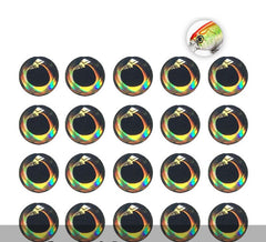 Cuoyuqie holographic eyes demonstrate vivid color sets for streamers and jigs