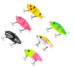 Cuoyuqie multi-jointed glider shad lure with lifelike motion for bass and pike.