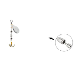 Cuoyuqie polished surface spinner body shines to boost visibility