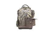 Cupped Waterfowl Backpack with waterproof-bottom keeps gear dry during wet hunting environments.