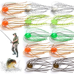 CurcKua 12-piece lure set in mixed colors for versatile fishing scenarios.