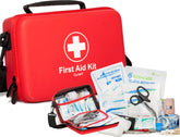 CureIT Premium First Aid Kit Travel waterproof case protects essentials during daily travel.