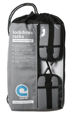 Curve 1-inch foam padding and neoprene lining cushion boards during travel.