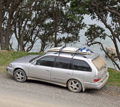 Curve interior neoprene lining provides soft protection for delicate board surfaces.