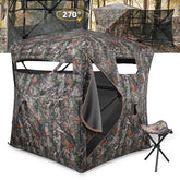 CVLIFE 270° see-through blind offers panoramic concealment for stealthy hunts.
