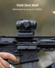 CVLIFE JackalHowl red dot sight with low-profile mount offers snag-free co-witness fit.
