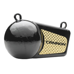 CWR Cannon vinyl flash weight 10lb close-up showing flashing prism design to attract fish during trolling.