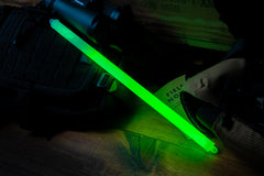 Gear with Cyalume Chemlight end ring attachment in use