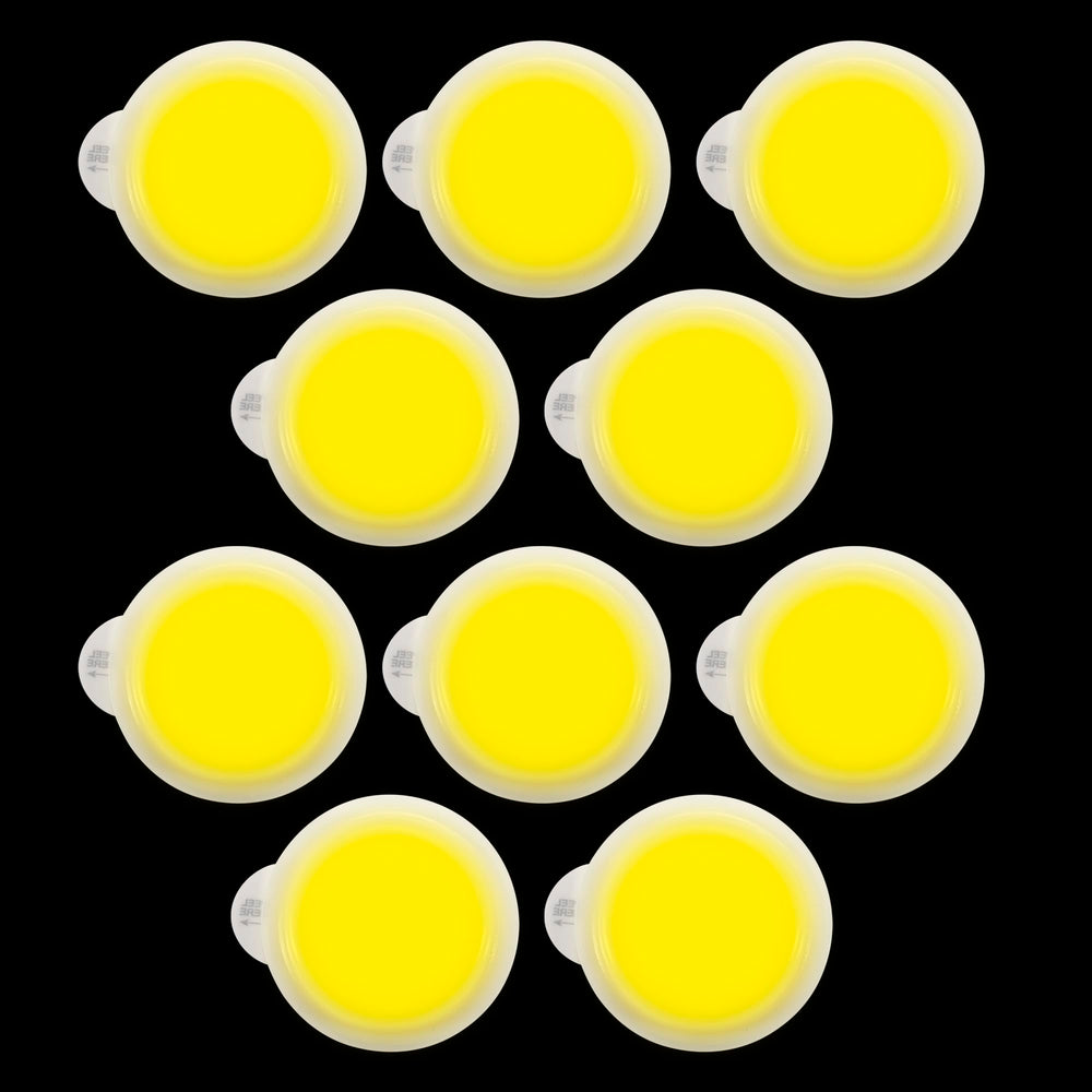 Cyalume LightShape circle marker yellow with up to 4 hours of visibility for signaling