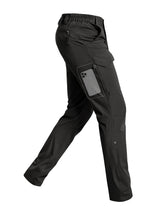 Cycorld men's hiking pants water-resistant fabric close-up showing durable ripstop material