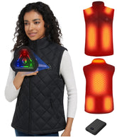 CYCYHEAT heated vest neck heat delivers targeted warmth for quick warmth during outdoor commutes