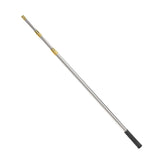 Cyfie retractable gaff pole extended in action for longer reach while sea fishing