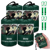 Cymuber emergency sleeping bag in a compactPack for backpacking warmth.
