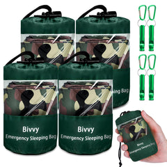 Cymuber emergency sleeping bag in a compactPack for backpacking warmth.