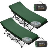 CYMULA camping cot mattress memory foam top view shows comfortable support for restful nights outdoors.