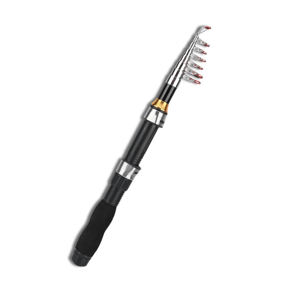 Cyrank ultrashort telescopic rod in compact form for travel and easy packing.