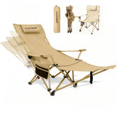 D LIAN DONG reclining camping chair with footrest for outdoor relaxation