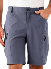 Dababell men's hiking shorts front view blue for all-day outdoor comfort
