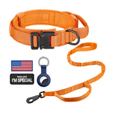 DAGANXI Tactical Dog Collar showing 1000D nylon material for durability.