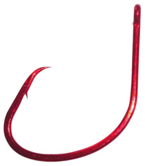 Daiichi D84Z-7/0 Circle Chunk Light fishing hook, 3-pack Bleeding Bait Red