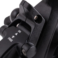 Top view of DAIWA 19 Black Widow BR LT 2500 with line