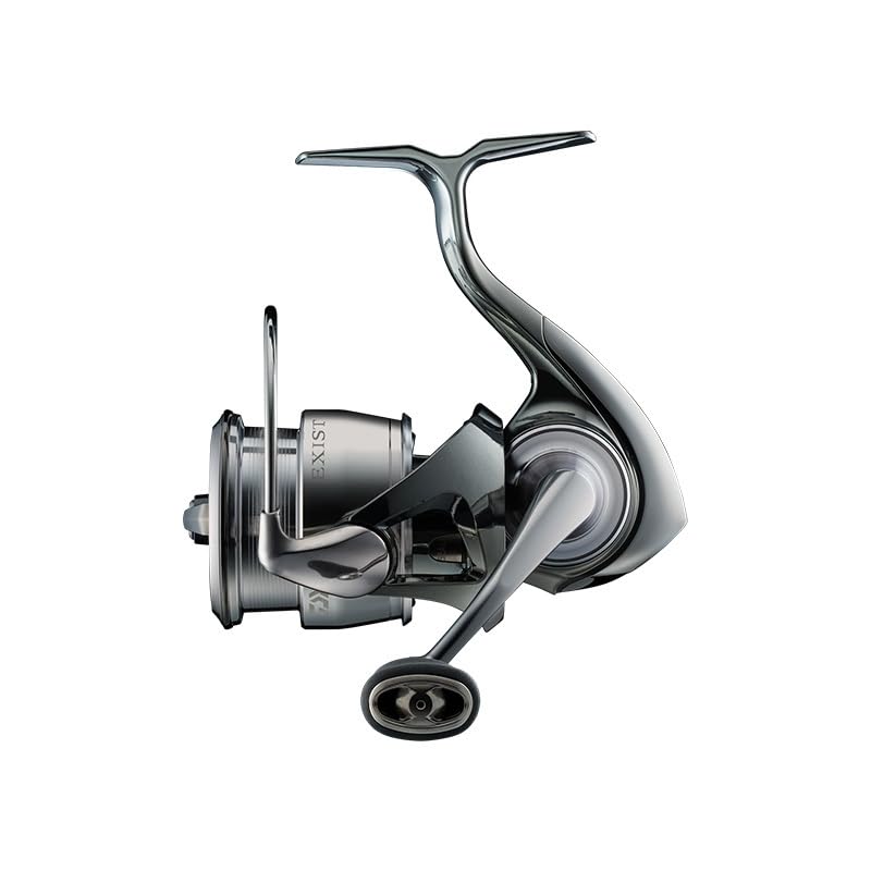 Daiwa 22EXIST SF2500SS-H front view highlighting compact finesse design for bass and trout