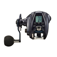 Daiwa 23 Leo Blitz 200JL side view shows ergonomic JOG lever for easy control.