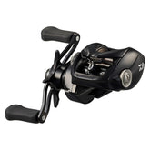 Daiwa 24TATULA TW100 bait reel side view showing compact design for precise casting