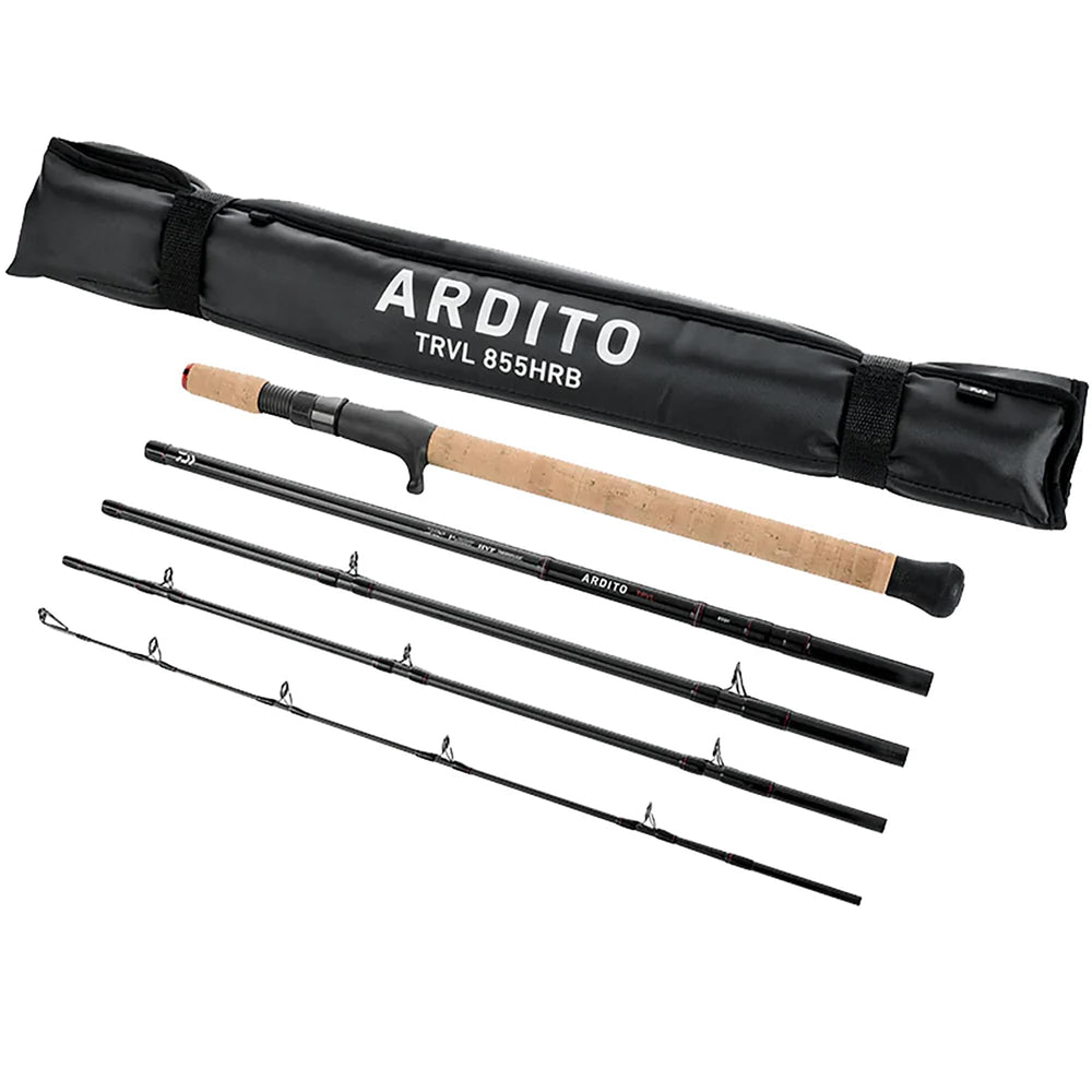 Daiwa Ardito Travel Rod in 5-section design for portable trips and versatile setups.
