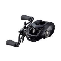 Daiwa Bait Reel 22 Tattoo TW 80XH front view shows lightweight balance