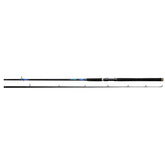 Daiwa Beefstick Boat Rod close-up highlighting its durable blank for saltwater use.