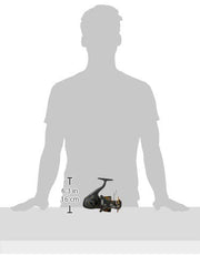 Daiwa BG6500 reel close-up showing line capacity and Digigear system