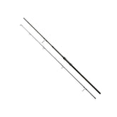 Daiwa BW0300-AX Black Widow extendable rod, extended for increased reach during shore casting.