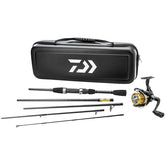 Daiwa CC20F565L with carbon case travel protects freshwater gear during transport.
