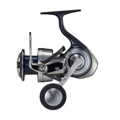Daiwa Celtate SW 5000-H side view shows rugged all-metal body for offshore jigging.