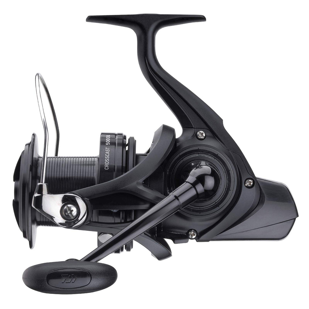 Daiwa Crosscast 35 SCW 5000LD QD reel top view shows smooth line lay for carp fishing