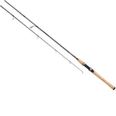 Daiwa Crossfire CFF662MHFB casting rod in black with high sensitivity for precise casting.