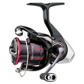 Daiwa Fuego LT spinning reel with ZAION V carbon body enhances lightweight sensitivity for freshwater fishing