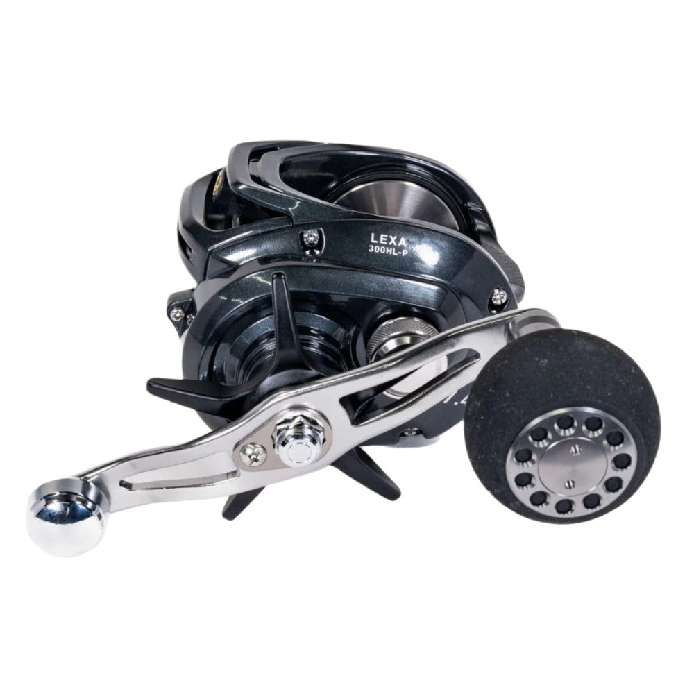 Daiwa LEA baitcast reel side view showing compact profile for precise casting.