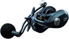 Daiwa Lexa 300 HD emblem closeup showing rugged finish.