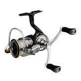 Daiwa LT2500S-DH front view shows a compact, lightweight reel for long casts