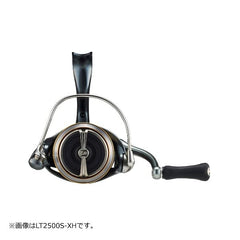 Daiwa LT2500S-DH spool detail with generous line capacity for varied setups