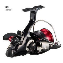 Daiwa LT3000 spinning reel rear view highlights smooth line lay and balance.