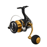 DAIWA LT5000-CXH shore jigging reel side view shows lightweight comfort for long sessions