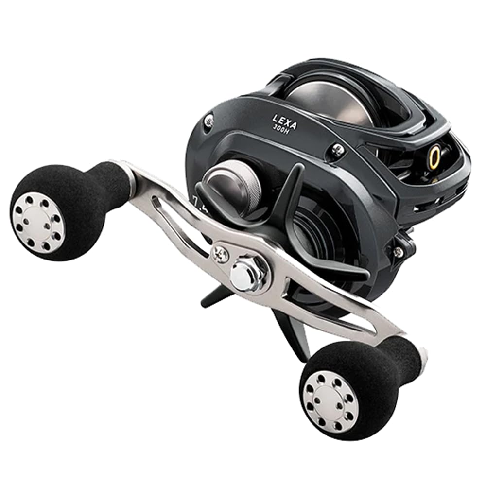Daiwa LX300H Lexa baitcasting reel for precise casting and durable freshwater use.
