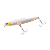 Daiwa Morethan Switch Hitter 97S lure in pearl orange berry attracts sea bass at distance