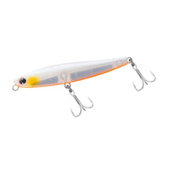 Daiwa Morethan Switch Hitter 97S lure in pearl orange berry attracts sea bass at distance