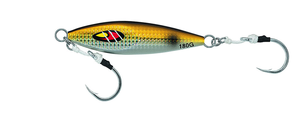 Daiwa MRS260G13 metal jig in Goggle Eye color shows versatile saltwater jigging option for anglers.