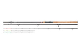 Daiwa Ninja X Feeder 390XH full rod view showing slim carbon blank for long casts.